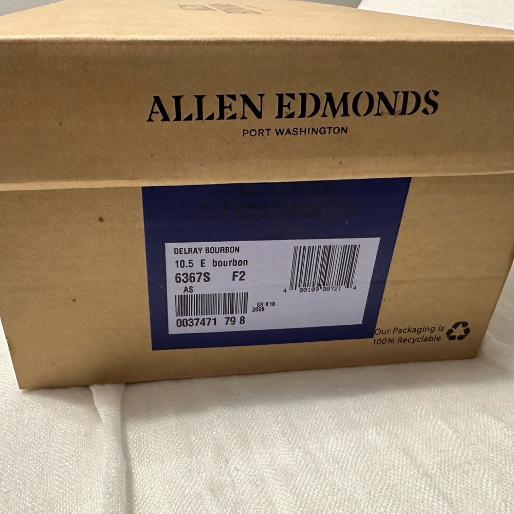 Allen Edmonds Delray Classic Brown Leather Men's Shoes - Picture 11 of 11